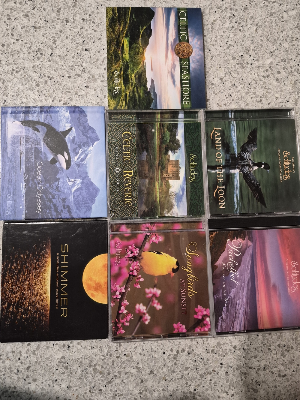 Solitudes Music Collection - Assorted Cover Art (Green, Blue, Pink, Black)